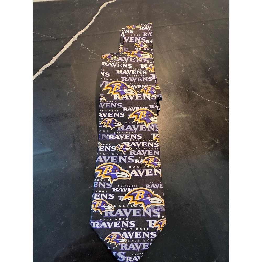 Vintage Baltimore Ravens NFL Tie Ralph Marlin